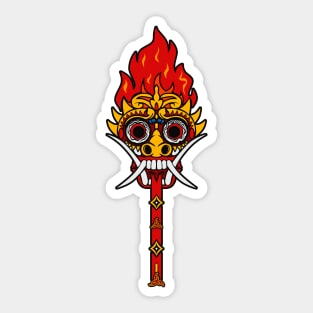 Rangda Balinese Culture Sticker